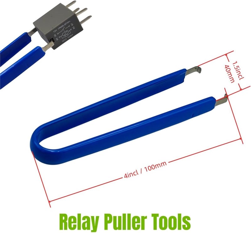 Funayama Automobile Fuse Puller Pliers, Relay Puller Pliers, 6-Pack Car Fuses Puller Tools for Motorcycle Truck SUV Repair Tools, Car Vehicle Battery Terminal Wiper Remover - Image 4